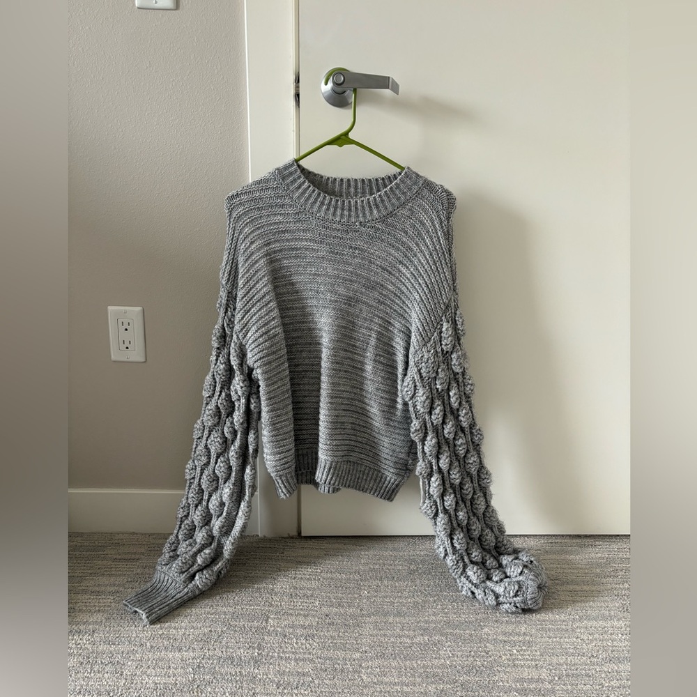 Chunky knit oversized sweater